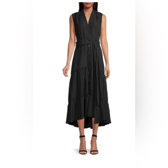Kobi Halperin Dresses & Skirts - KOBI HALPERIN Anna Tiered Linen-blend size L